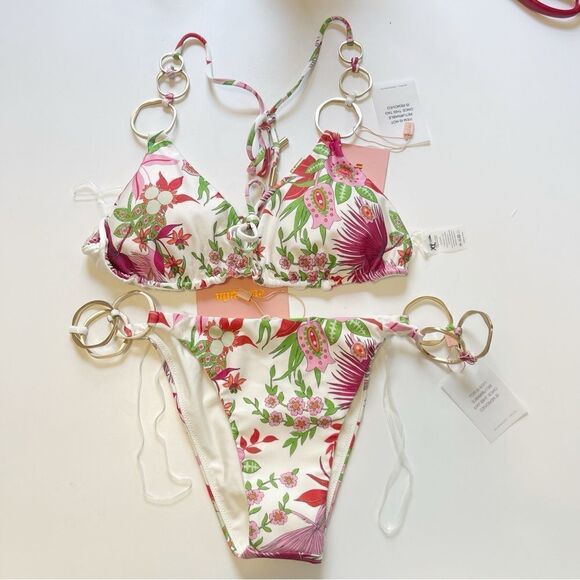 CULT GAIA Set Zoey Top & Bottom Bikini in Size XL - Picture 7 of 9